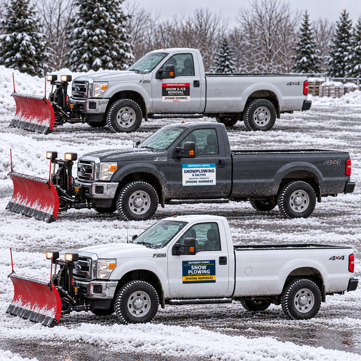 Snow Management Vehicle Graphics