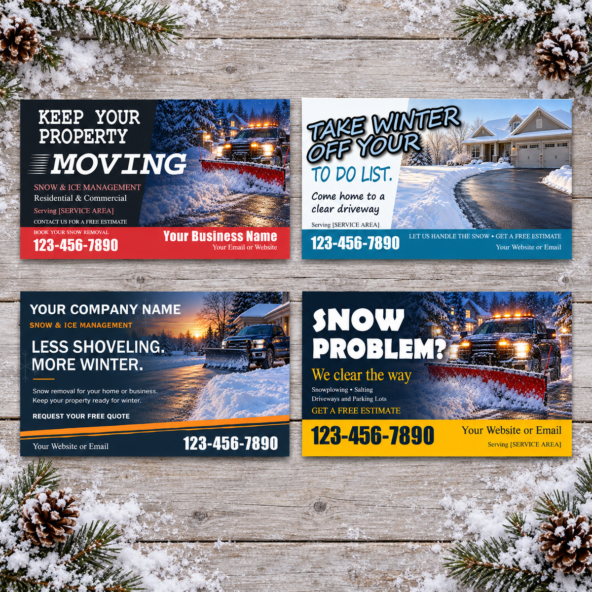 EDDM Postcards for Snow Management Professionals