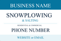 12" x 18" Custom Vehicle Graphics – Magnetic Signs or Laminated Vinyl Decals – Light Blue & Gray