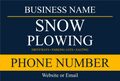 12" x 18" Custom Vehicle Graphics – Magnetic Signs or Laminated Vinyl Decals – Navy & Yellow